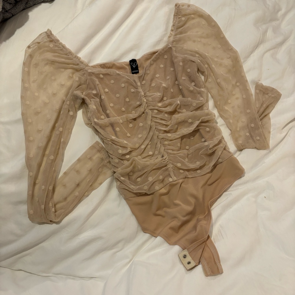 cute mesh bodysuit